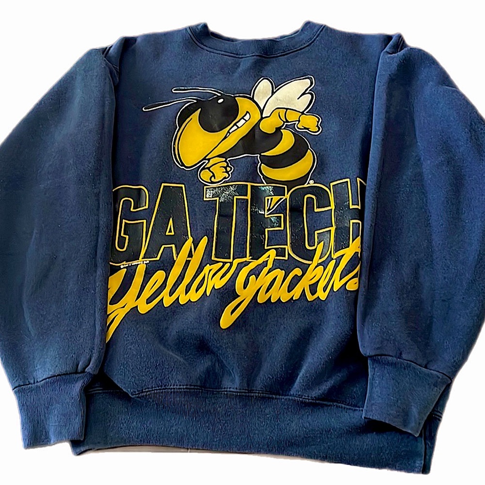 Vintage 1990 Georgia Tech Yellow Jackets Crewneck